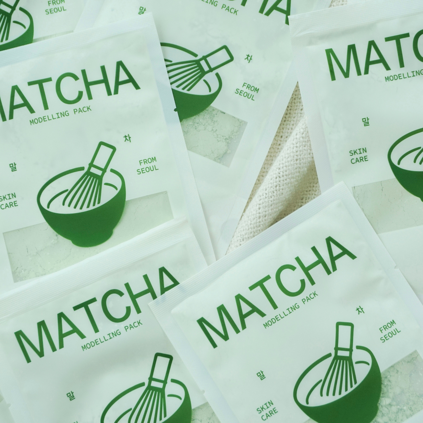 Matcha Skincare Modelling Pack